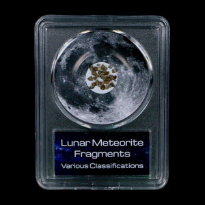 Moon Rock Lunar Meteorite Fragments Various Classifications Outer Space COA