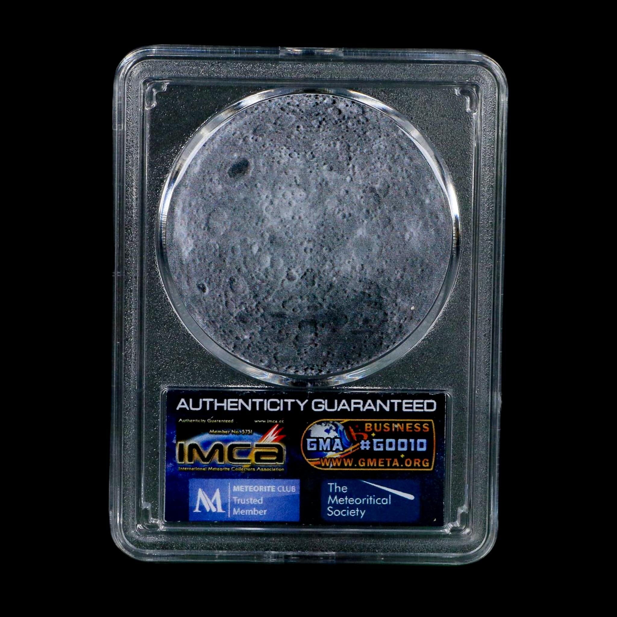Moon Rock Lunar Meteorite Fragments Various Classifications Outer Space COA - Fossil Age Minerals