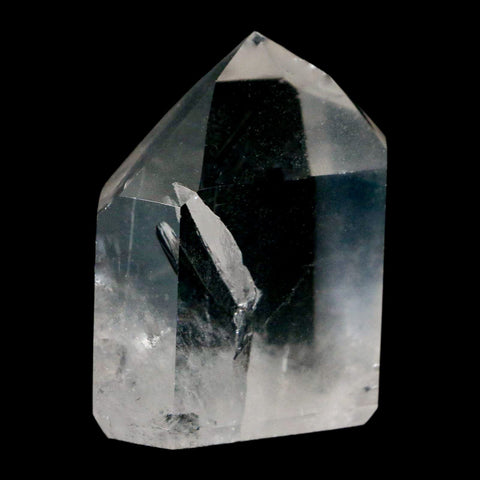 1.9" Crackle Crystal Quartz Tower Point Mineral Specimen Self Standing Brazil