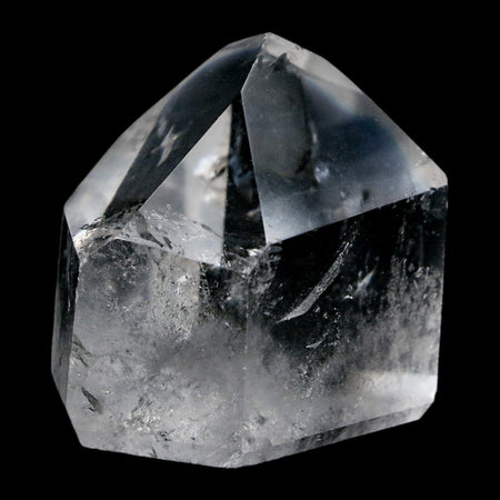 1.7" Crackle Crystal Quartz Tower Point Mineral Specimen Self Standing Brazil