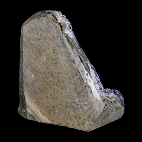 3.5" Rough Purple Amethyst Crystal Cluster Mineral Specimen Brazil Self Standing - Fossil Age Minerals