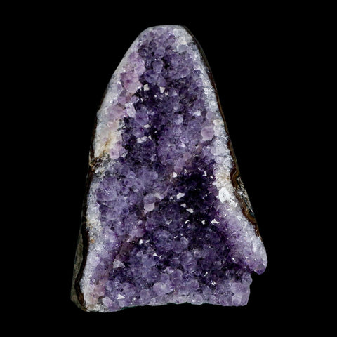 4.4" Rough Purple Amethyst Crystal Cluster Mineral Specimen Brazil Self Standing - Fossil Age Minerals