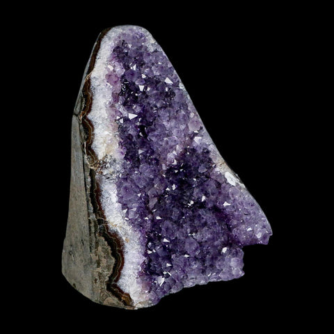 4.4" Rough Purple Amethyst Crystal Cluster Mineral Specimen Brazil Self Standing - Fossil Age Minerals