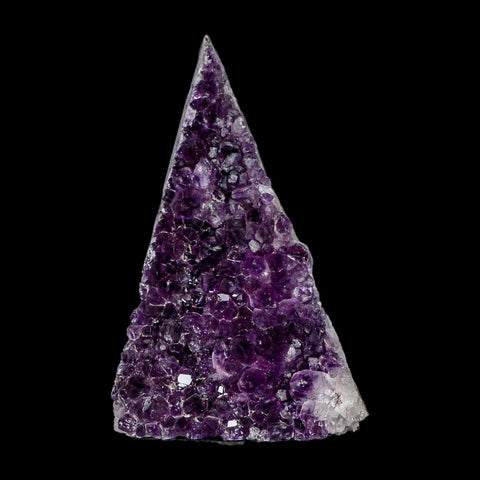 7" Rough Purple Amethyst Crystal Cluster Mineral Specimen Brazil Self Standing - Fossil Age Minerals