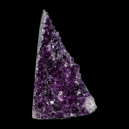 7" Rough Purple Amethyst Crystal Cluster Mineral Specimen Brazil Self Standing