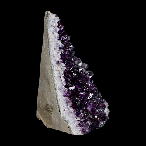 7" Rough Purple Amethyst Crystal Cluster Mineral Specimen Brazil Self Standing - Fossil Age Minerals