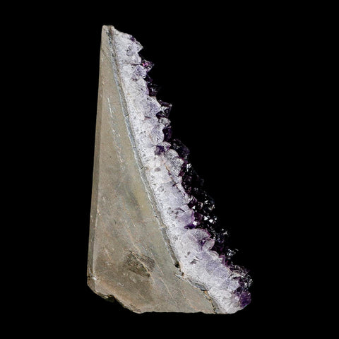 7" Rough Purple Amethyst Crystal Cluster Mineral Specimen Brazil Self Standing - Fossil Age Minerals