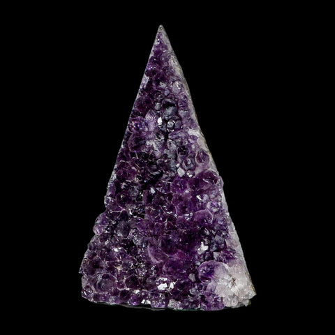 7" Rough Purple Amethyst Crystal Cluster Mineral Specimen Brazil Self Standing - Fossil Age Minerals
