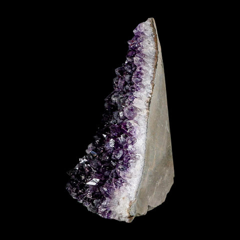 7" Rough Purple Amethyst Crystal Cluster Mineral Specimen Brazil Self Standing - Fossil Age Minerals