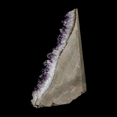 7" Rough Purple Amethyst Crystal Cluster Mineral Specimen Brazil Self Standing - Fossil Age Minerals