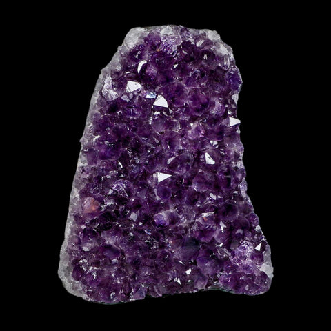 5.8" Rough Purple Amethyst Crystal Cluster Mineral Specimen Brazil Self Standing - Fossil Age Minerals