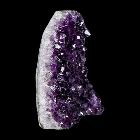 5.8" Rough Purple Amethyst Crystal Cluster Mineral Specimen Brazil Self Standing - Fossil Age Minerals