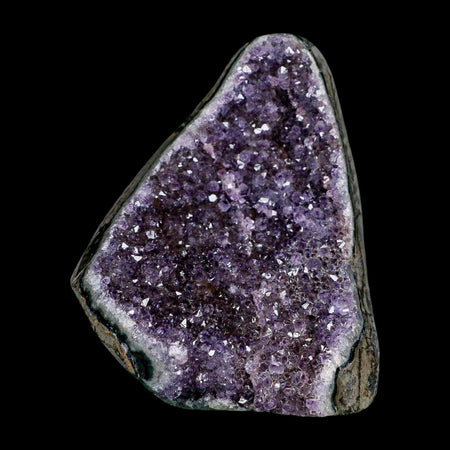 3.9" Rough Purple Amethyst Crystal Cluster Mineral Specimen Brazil Self Standing