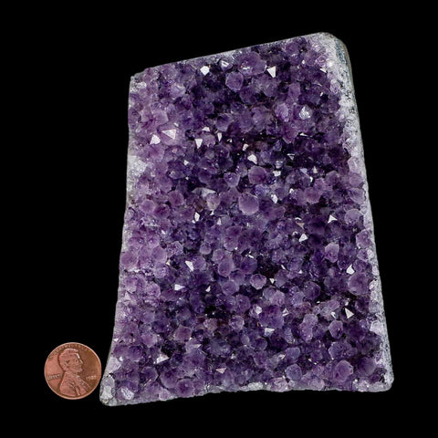 4.7" Rough Purple Amethyst Crystal Cluster Mineral Specimen Brazil Self Standing - Fossil Age Minerals