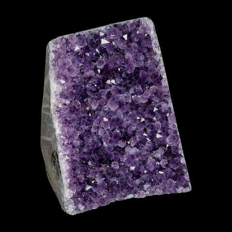 4.7" Rough Purple Amethyst Crystal Cluster Mineral Specimen Brazil Self Standing - Fossil Age Minerals