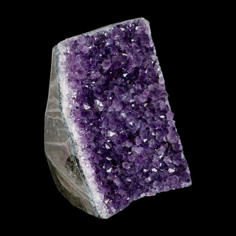 4.7" Rough Purple Amethyst Crystal Cluster Mineral Specimen Brazil Self Standing - Fossil Age Minerals