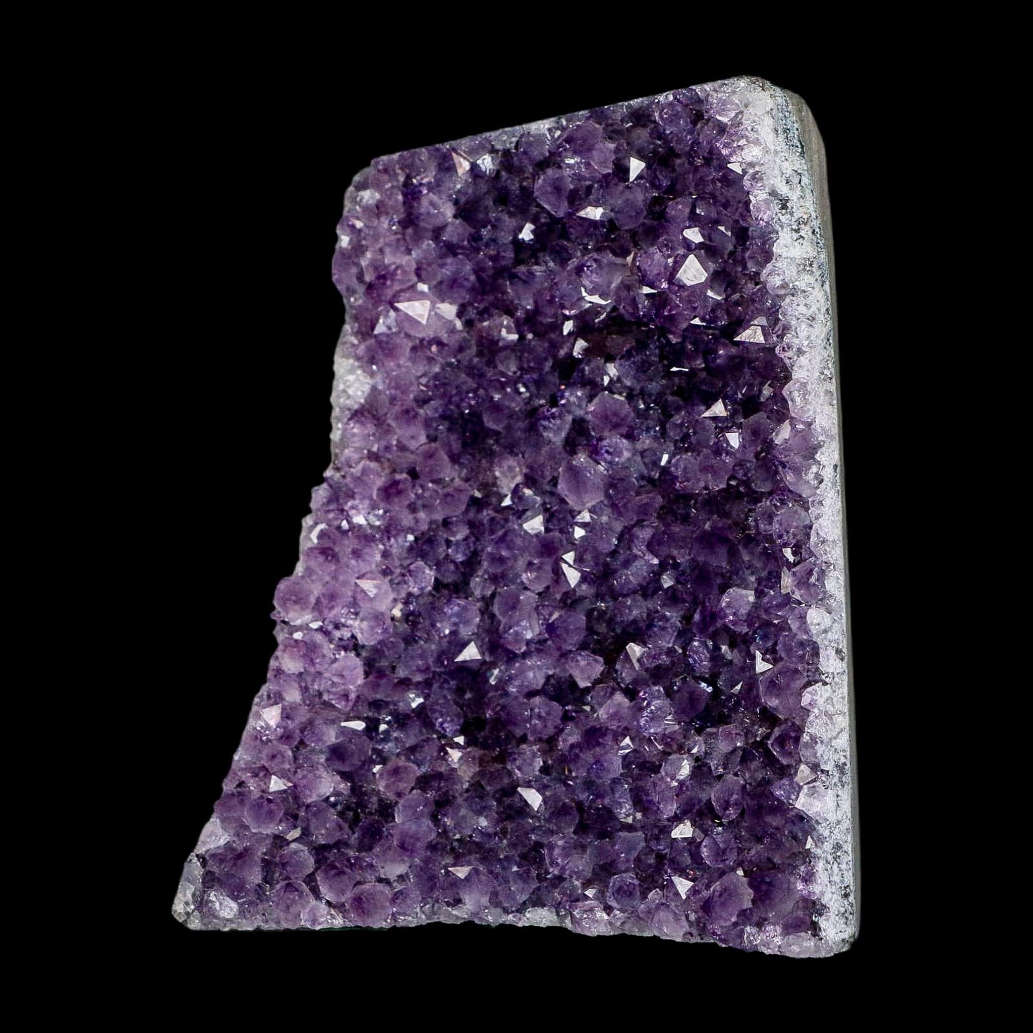 4.7" Rough Purple Amethyst Crystal Cluster Mineral Specimen Brazil Self Standing - Fossil Age Minerals