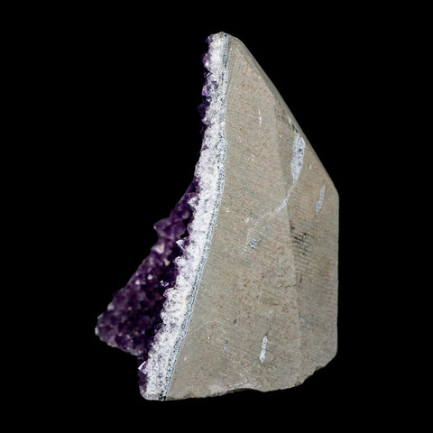 4.7" Rough Purple Amethyst Crystal Cluster Mineral Specimen Brazil Self Standing - Fossil Age Minerals