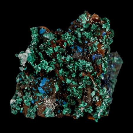 1.6" Dark Green Malachite Crystal Mineral Specimen Tiznit Province Morocco