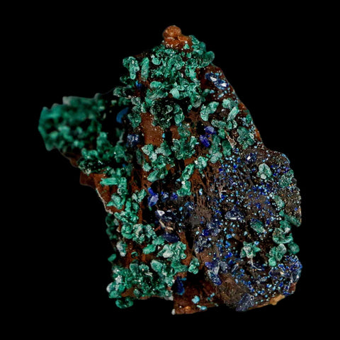 1.6" Dark Green Malachite Crystal Mineral Specimen Tiznit Province Morocco