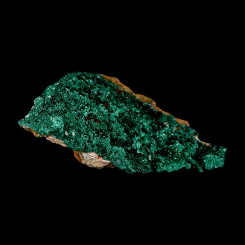 3.3" Dark Green Malachite Crystal Mineral Specimen Tiznit Province Morocco