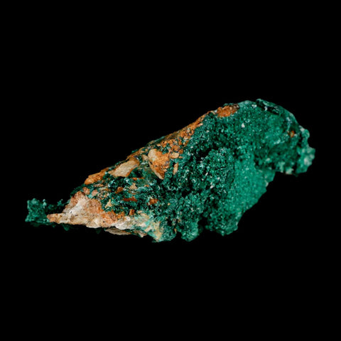 3.3" Dark Green Malachite Crystal Mineral Specimen Tiznit Province Morocco