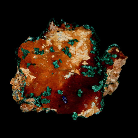 2.1" Dark Green Malachite Crystal Mineral Specimen Tiznit Province Morocco