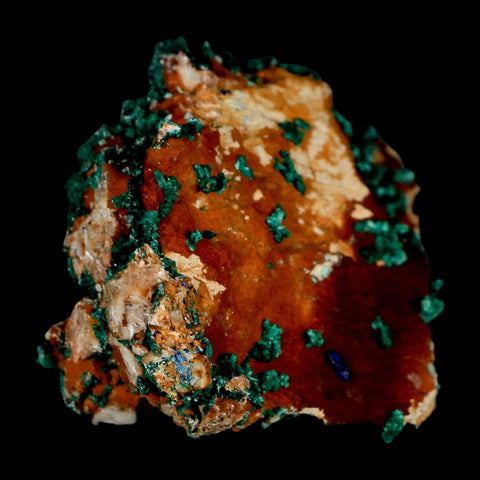 2.1" Dark Green Malachite Crystal Mineral Specimen Tiznit Province Morocco