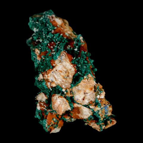 2.1" Dark Green Malachite Crystal Mineral Specimen Tiznit Province Morocco