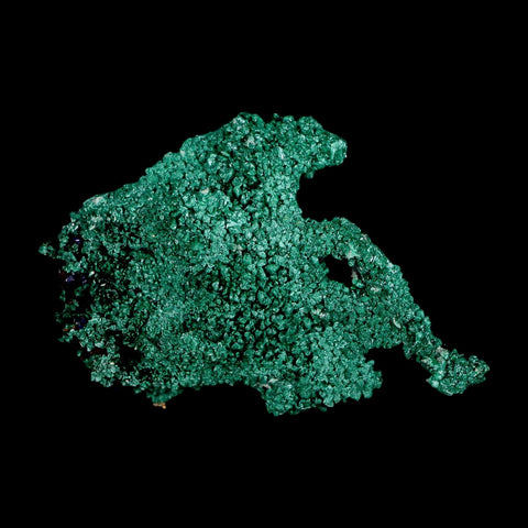 2.6" Dark Green Malachite Crystal Mineral Specimen Tiznit Province Morocco