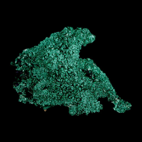 2.6" Dark Green Malachite Crystal Mineral Specimen Tiznit Province Morocco