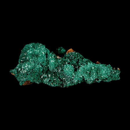 3.2" Dark Green Malachite Crystal Mineral Specimen Tiznit Province Morocco