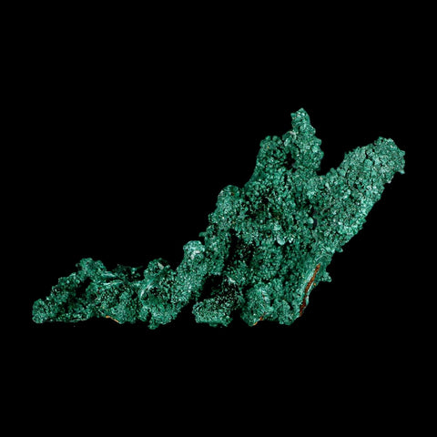 3.8" Dark Green Malachite Crystal Mineral Specimen Tiznit Province Morocco