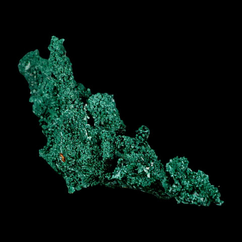 3.8" Dark Green Malachite Crystal Mineral Specimen Tiznit Province Morocco