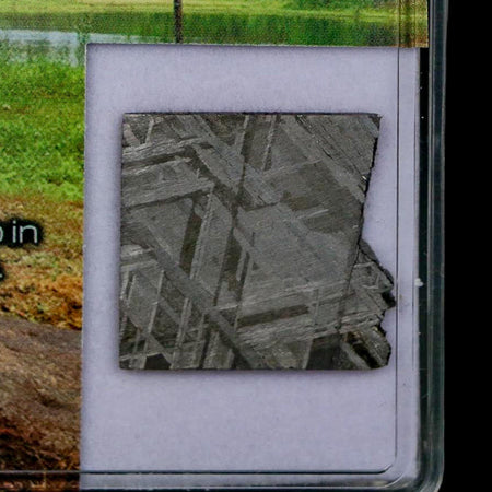 0.9" Muonionalusta Meteorite Specimen Sweden Meteorites Display 3.95 Grams