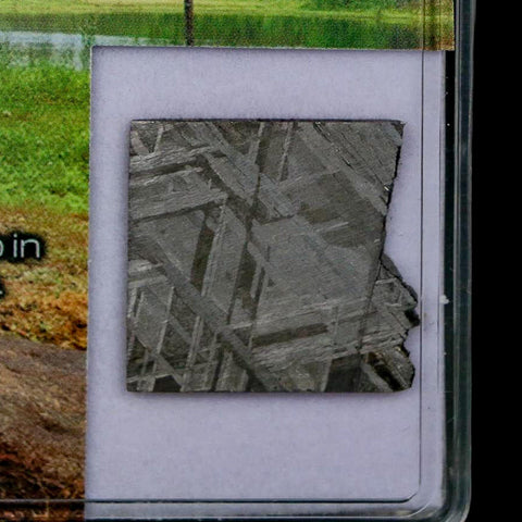 0.9" Muonionalusta Meteorite Specimen Sweden Meteorites Display 3.95 Grams - Fossil Age Minerals