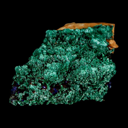 2.4" Dark Green Malachite Crystal Mineral Specimen Tiznit Province Morocco