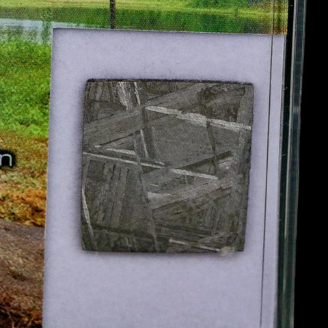 0.8" Muonionalusta Meteorite Specimen Sweden Meteorites Display 5.04 Grams - Fossil Age Minerals