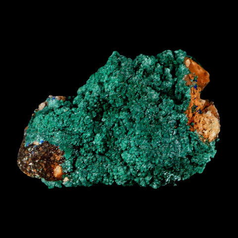 2.1" Dark Green Malachite Crystal Mineral Specimen Tiznit Province Morocco