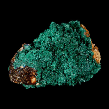 2.1" Dark Green Malachite Crystal Mineral Specimen Tiznit Province Morocco