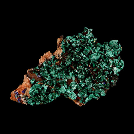 2.3" Dark Green Malachite Crystal Mineral Specimen Tiznit Province Morocco