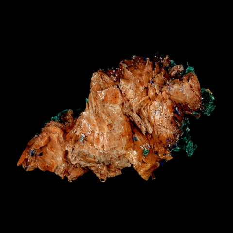 2.3" Dark Green Malachite Crystal Mineral Specimen Tiznit Province Morocco