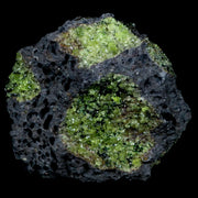 XL 3.9" Natural Emerald Peridot Crystal Minerals On Volcanic Rock Gila, Arizona