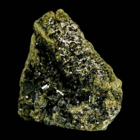 2.1" Rough Deep Green Epidote Crystal Quartz Mineral Specimen Canete Province Peru