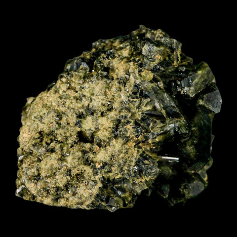 2.3" Rough Deep Green Epidote Crystal Quartz Mineral Specimen Canete Province Peru - Fossil Age Minerals