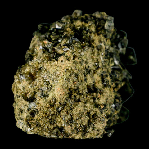 2.3" Rough Deep Green Epidote Crystal Quartz Mineral Specimen Canete Province Peru - Fossil Age Minerals