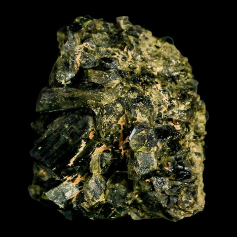 2.3" Rough Deep Green Epidote Crystal Quartz Mineral Specimen Canete Province Peru - Fossil Age Minerals