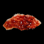 3.1" Sparkly Red Vanadinite Crystals Orange Barite Blades Mineral Mabladen Morocco