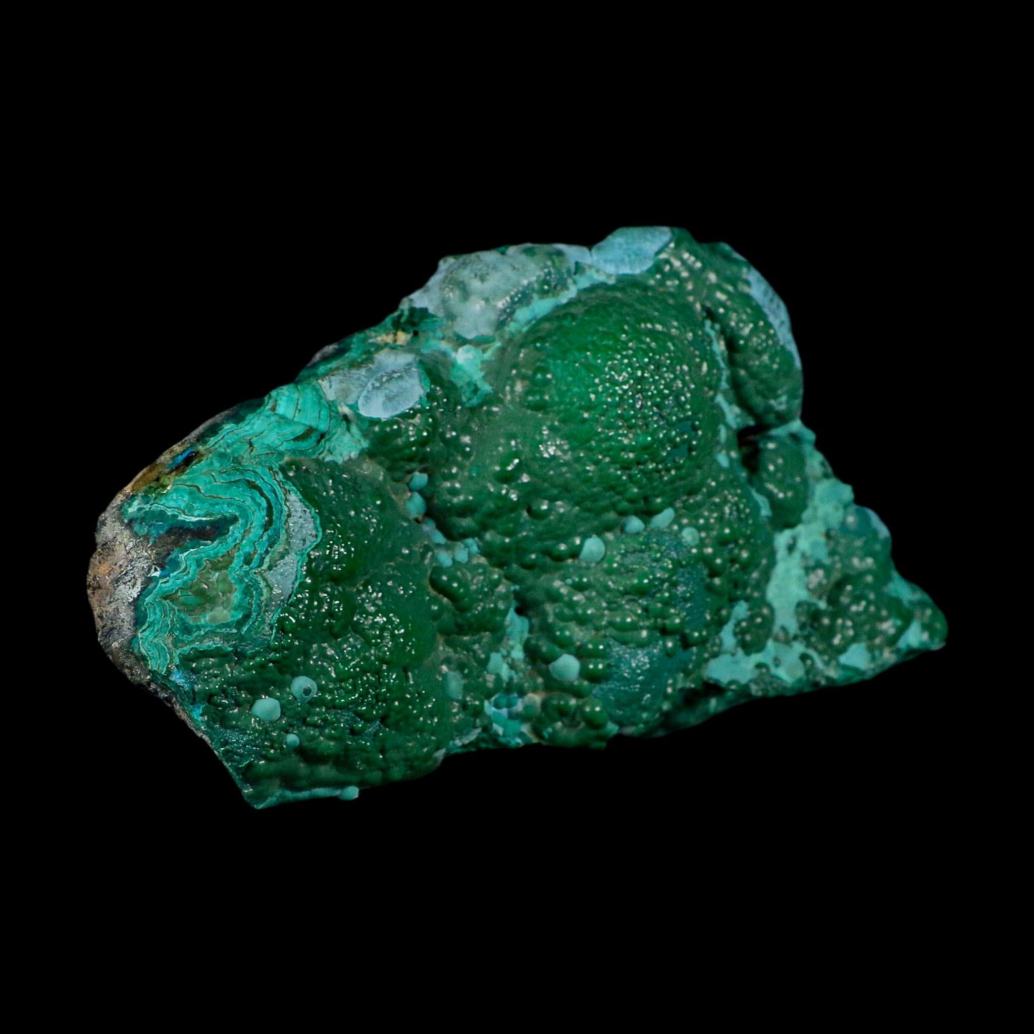 6.2" Malachite And Chrysocolla Botryoidal Colorful Mineral Specimen Congo