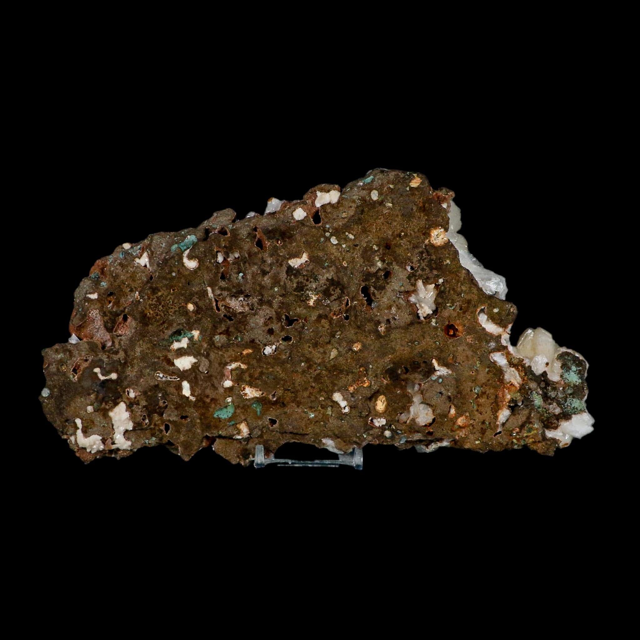 8.9" Stilbite and Apophyllite Crystal Cluster On Matrix Mineral Specimen Jalgaon India